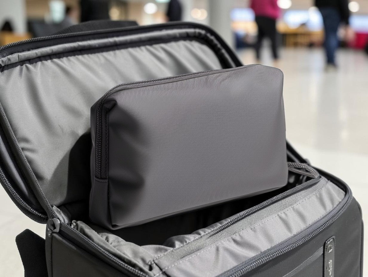 Aerovyn Travel Tech Organizer Pouch - Water-Resistant Electronic Accessories Carrying Case for Cables, Chargers, and Hard Drives